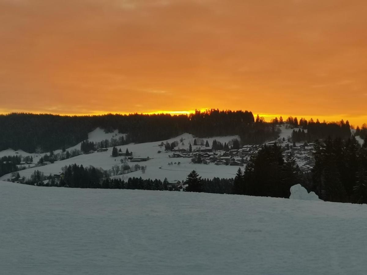 Ferienwohnung Im Landhausstil Oberreute Esterno foto
